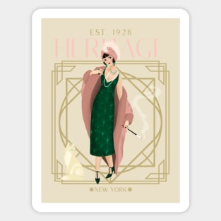 Heritage New York - The Great Gatsby Sticker